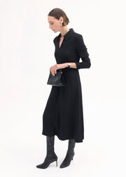 Small Leather Clutch - Black - CO Collections